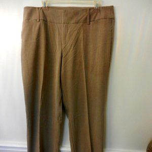 AB STUDIO  18L NEUTRAL TAN TAUPE SLACKS